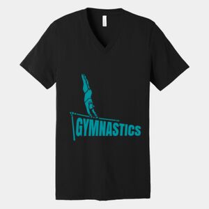 Bella Canvas Unisex Jersey Short Sleeve V Neck Tee Thumbnail