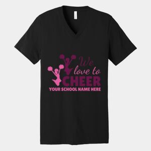 Bella Canvas Unisex Jersey Short Sleeve V Neck Tee Thumbnail