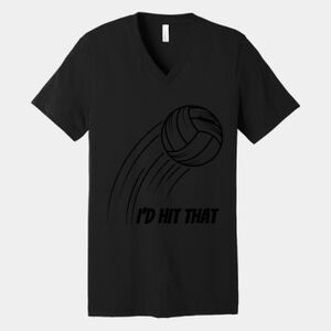 Bella Canvas Unisex Jersey Short Sleeve V Neck Tee Thumbnail