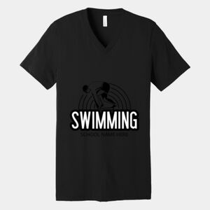 Bella Canvas Unisex Jersey Short Sleeve V Neck Tee Thumbnail