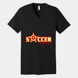 Bella Canvas Unisex Jersey Short Sleeve V Neck Tee Thumbnail