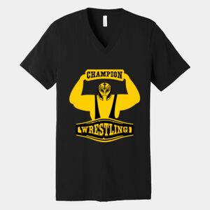 Bella Canvas Unisex Jersey Short Sleeve V Neck Tee Thumbnail