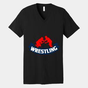 Bella Canvas Unisex Jersey Short Sleeve V Neck Tee Thumbnail