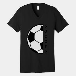 Bella Canvas Unisex Jersey Short Sleeve V Neck Tee Thumbnail