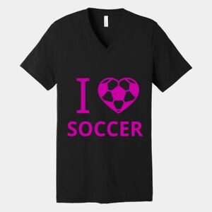 Bella Canvas Unisex Jersey Short Sleeve V Neck Tee Thumbnail