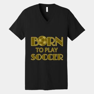 Bella Canvas Unisex Jersey Short Sleeve V Neck Tee Thumbnail