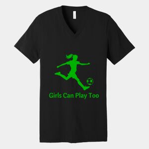 Bella Canvas Unisex Jersey Short Sleeve V Neck Tee Thumbnail