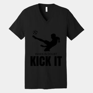 Bella Canvas Unisex Jersey Short Sleeve V Neck Tee Thumbnail