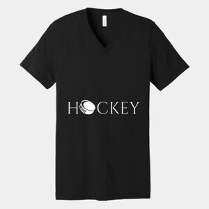 Bella Canvas Unisex Jersey Short Sleeve V Neck Tee Thumbnail