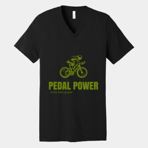 Bella Canvas Unisex Jersey Short Sleeve V Neck Tee Thumbnail