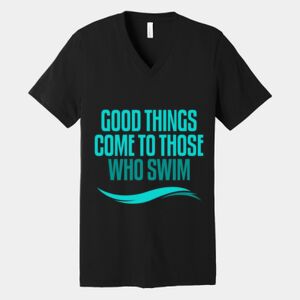 Bella Canvas Unisex Jersey Short Sleeve V Neck Tee Thumbnail