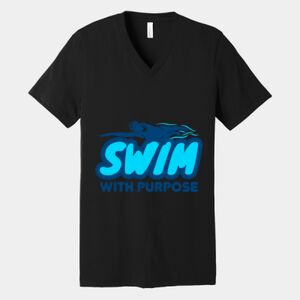 Bella Canvas Unisex Jersey Short Sleeve V Neck Tee Thumbnail