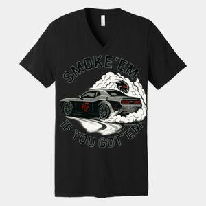 Bella Canvas Unisex Jersey Short Sleeve V Neck Tee Thumbnail