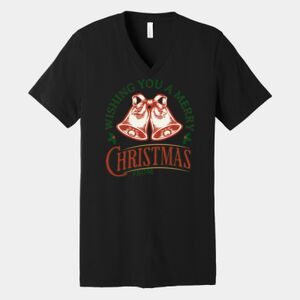 Bella Canvas Unisex Jersey Short Sleeve V Neck Tee Thumbnail