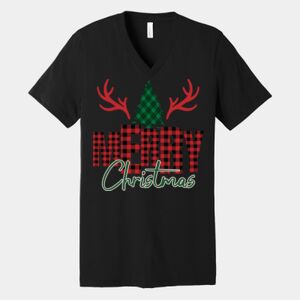 Bella Canvas Unisex Jersey Short Sleeve V Neck Tee Thumbnail