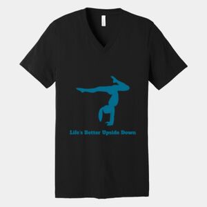 Bella Canvas Unisex Jersey Short Sleeve V Neck Tee Thumbnail