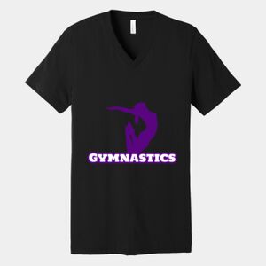 Bella Canvas Unisex Jersey Short Sleeve V Neck Tee Thumbnail