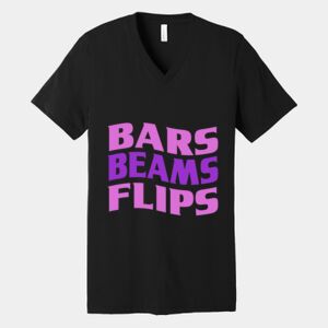 Bella Canvas Unisex Jersey Short Sleeve V Neck Tee Thumbnail