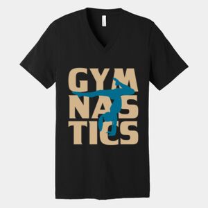 Bella Canvas Unisex Jersey Short Sleeve V Neck Tee Thumbnail