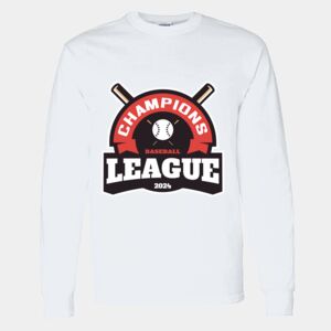 Heavy Cotton 100% Cotton Long Sleeve T Shirt Thumbnail