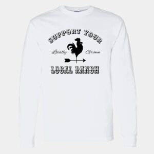 Heavy Cotton 100% Cotton Long Sleeve T Shirt Thumbnail