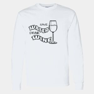 Heavy Cotton 100% Cotton Long Sleeve T Shirt Thumbnail