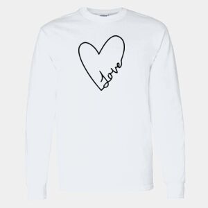 Heavy Cotton 100% Cotton Long Sleeve T Shirt Thumbnail