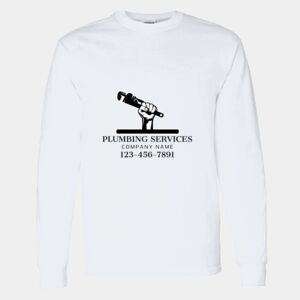 Heavy Cotton 100% Cotton Long Sleeve T Shirt Thumbnail