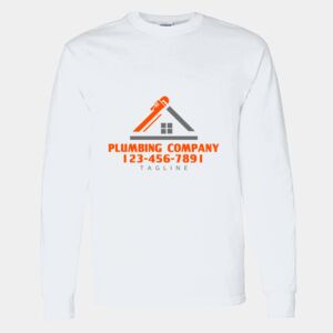 Heavy Cotton 100% Cotton Long Sleeve T Shirt Thumbnail