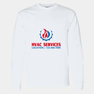 Heavy Cotton 100% Cotton Long Sleeve T Shirt Thumbnail