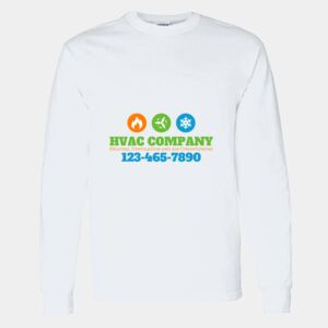 Heavy Cotton 100% Cotton Long Sleeve T Shirt Thumbnail