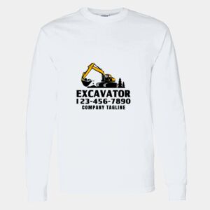 Heavy Cotton 100% Cotton Long Sleeve T Shirt Thumbnail
