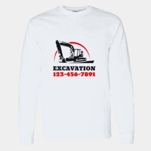 Heavy Cotton 100% Cotton Long Sleeve T Shirt Thumbnail