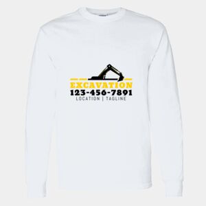 Heavy Cotton 100% Cotton Long Sleeve T Shirt Thumbnail