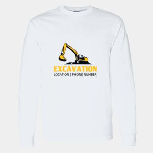 Heavy Cotton 100% Cotton Long Sleeve T Shirt Thumbnail