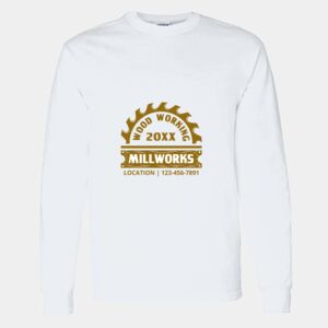 Heavy Cotton 100% Cotton Long Sleeve T Shirt Thumbnail