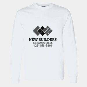 Heavy Cotton 100% Cotton Long Sleeve T Shirt Thumbnail