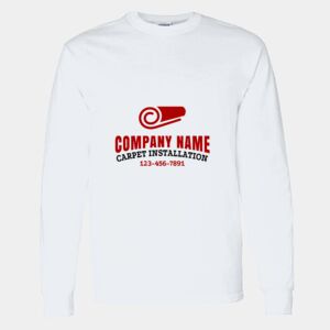 Heavy Cotton 100% Cotton Long Sleeve T Shirt Thumbnail