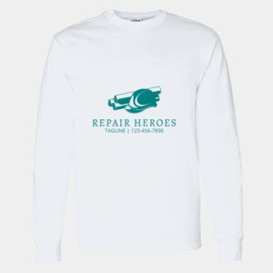Heavy Cotton 100% Cotton Long Sleeve T Shirt Thumbnail