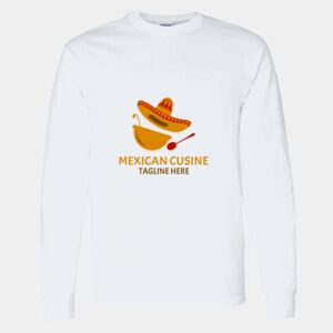 Heavy Cotton 100% Cotton Long Sleeve T Shirt Thumbnail