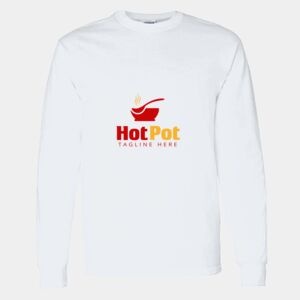Heavy Cotton 100% Cotton Long Sleeve T Shirt Thumbnail