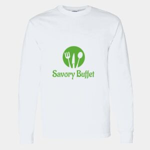 Heavy Cotton 100% Cotton Long Sleeve T Shirt Thumbnail