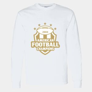 Heavy Cotton 100% Cotton Long Sleeve T Shirt Thumbnail