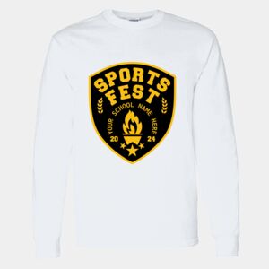 Heavy Cotton 100% Cotton Long Sleeve T Shirt Thumbnail