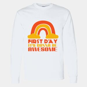 Heavy Cotton 100% Cotton Long Sleeve T Shirt Thumbnail