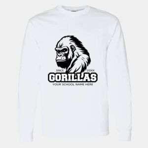 Heavy Cotton 100% Cotton Long Sleeve T Shirt Thumbnail