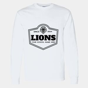 Heavy Cotton 100% Cotton Long Sleeve T Shirt Thumbnail