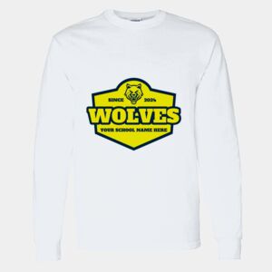 Heavy Cotton 100% Cotton Long Sleeve T Shirt Thumbnail