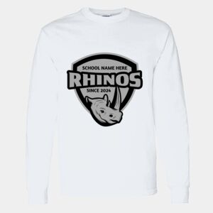 Heavy Cotton 100% Cotton Long Sleeve T Shirt Thumbnail