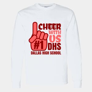 Heavy Cotton 100% Cotton Long Sleeve T Shirt Thumbnail